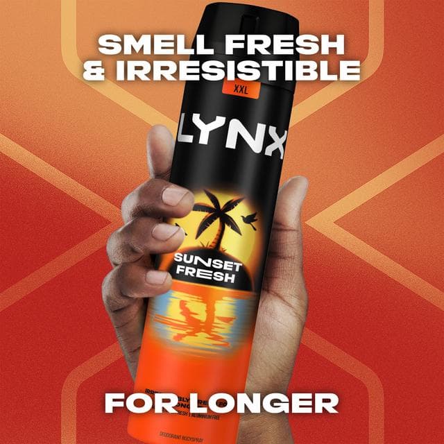 Lynx Sunset Fresh 48h Deodorant Body Spray for Men 250ml - gallery image 2