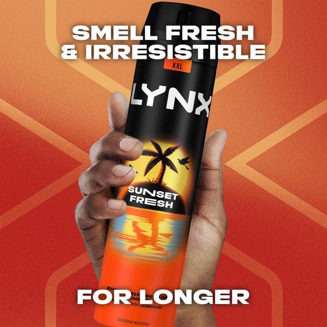 Lynx Sunset Fresh 48h Deodorant Body Spray for Men 250ml - gallery image 2