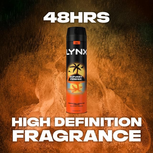 Lynx Sunset Fresh 48h Deodorant Body Spray for Men 250ml - gallery image 4