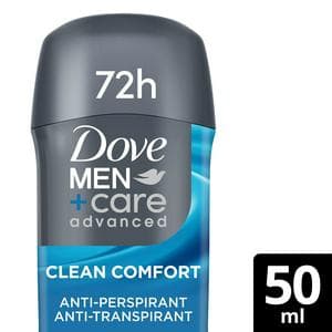 Dove Men+Care Advanced Anti Perspirant Stick Clean Comfort 50ml
