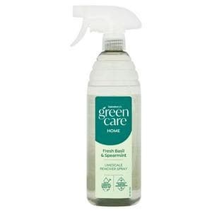 Sainsbury's Green Care Home Fresh Basil & Spearmint Limescale Remover Spray 750ml