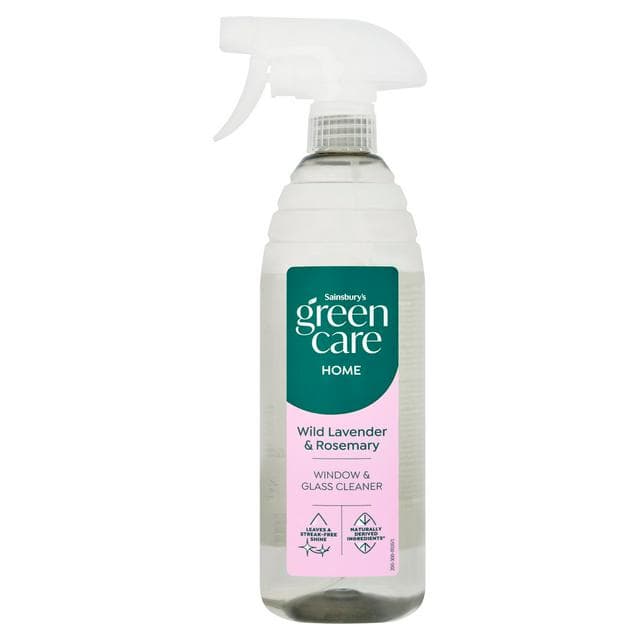 Sainsbury's Green Care Home Wild Lavender & Rosemary Window & Glass Cleaner 750ml - gallery image 1