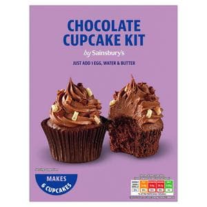 Sainsbury's Chocolate Cupcake Mix 290g