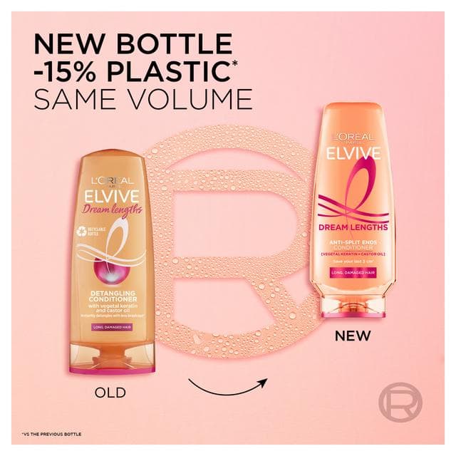 L'Oréal Paris Elvive Dream Lengths Antisplit Ends Conditioner for Long Hair 200ml - gallery image 2