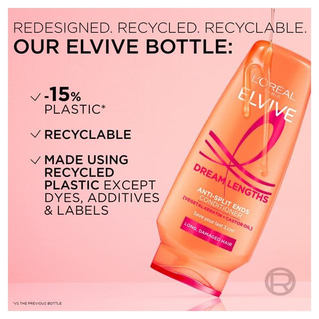 L'Oréal Paris Elvive Dream Lengths Antisplit Ends Conditioner for Long Hair 200ml - gallery image 3