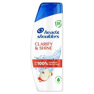 Head & Shoulders Clarify & Shine Anti Dandruff Shampoo With Apple Cider Vinegar 400ml