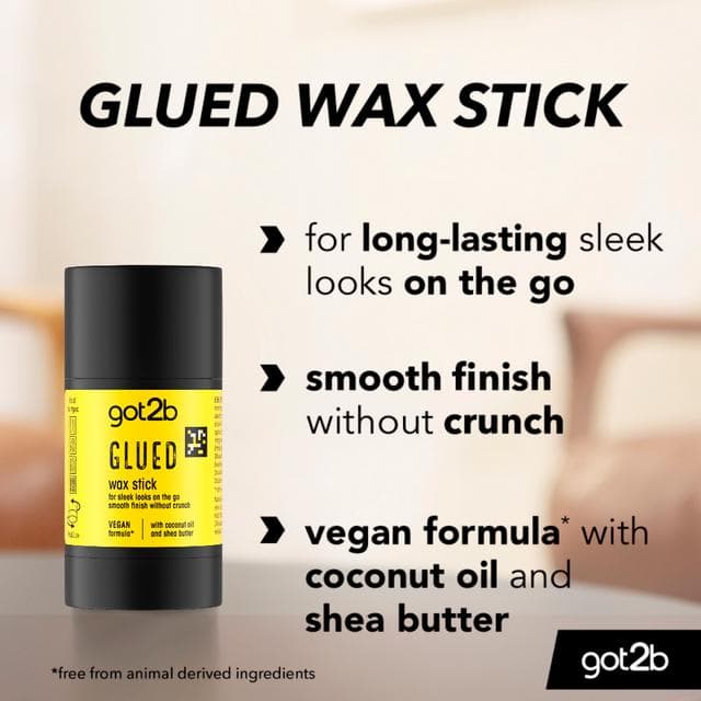 Schwarzkopf Got2b Glued Wax Stick with Coconut Oil & Shea Butter 50g - gallery image 2