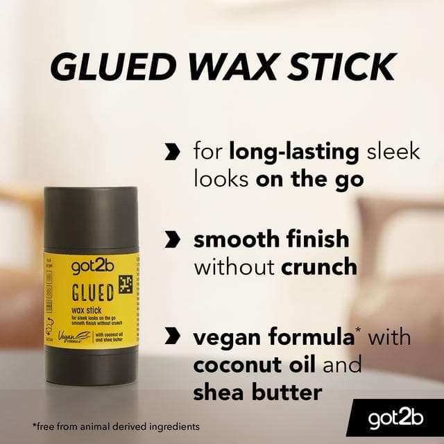 Schwarzkopf Got2b Glued Wax Stick with Coconut Oil & Shea Butter 50g - gallery image 2