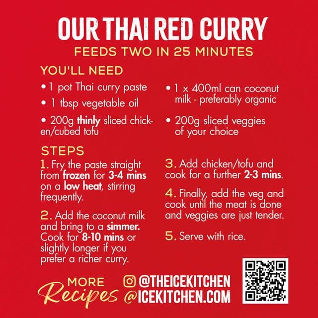 Ice Kitchen Thai Red Curry Paste 2 x 77g - gallery image 3