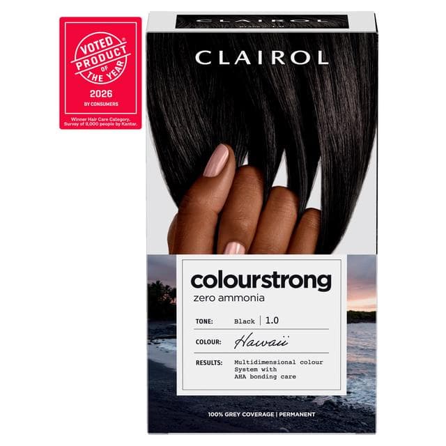 Clairol Colour Strong Black 1.0 Permanent Hair Dye - gallery image 2
