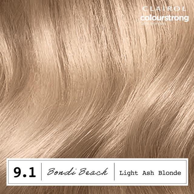 Clairol Colour Strong Light Ash Blonde 9.1 Permanent Hair Dye - gallery image 5