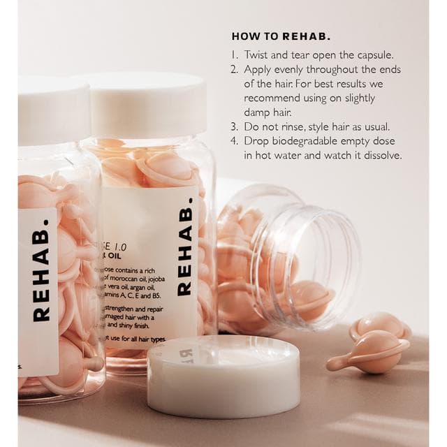 Rehab Dose 1.0 Hair Oil 30ml - gallery image 5