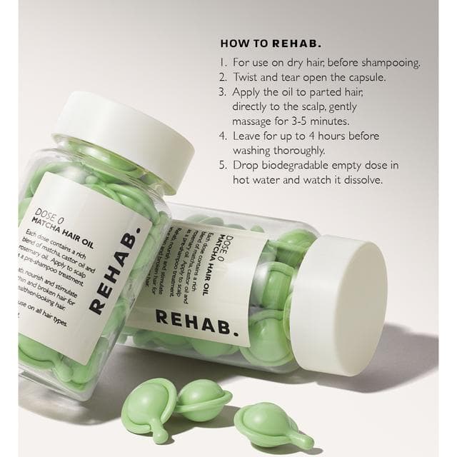 Rehab Dose 0 Matcha Scalp Oil 30 x 1ml - gallery image 6
