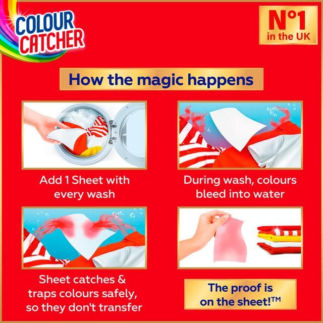 Dylon Colour Catcher Protection Laundry Sheets x22 - gallery image 5