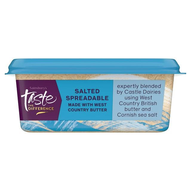 Sainsbury's Salted Spreadable, Taste the Difference 250g - gallery image 1