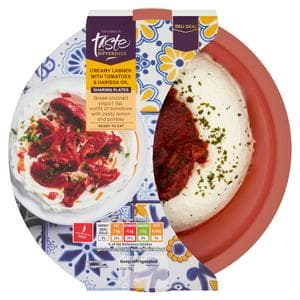 Sainsbury's 200g Creamy Labneh with Tomatoes & Harissa Oil Dip, Taste the Difference