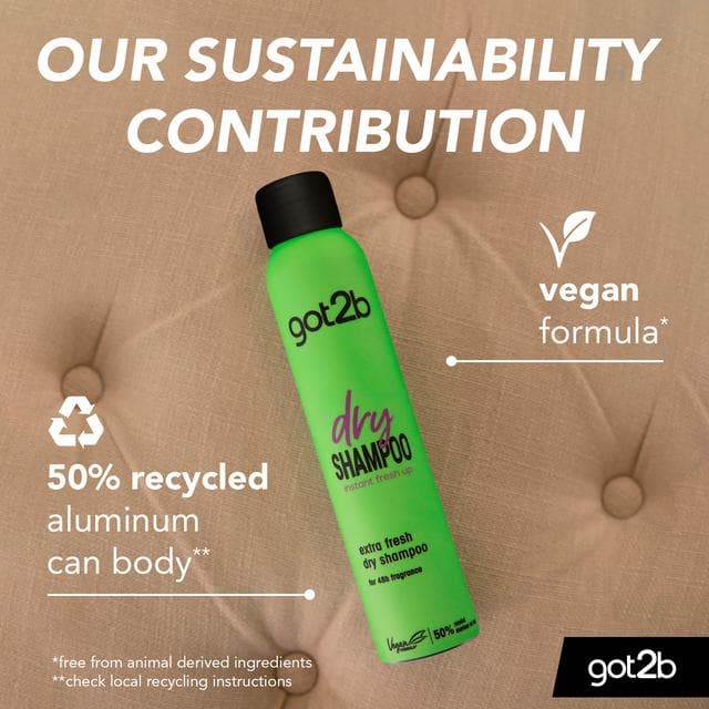 got2b Dry Shampoo Extra Fresh Scent Instant Refresh 200ml - gallery image 6