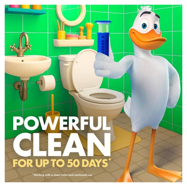 Duck Toilet Fresh Discs Toilet Cleaner Holder & Refill Lime 36ml - gallery image 5