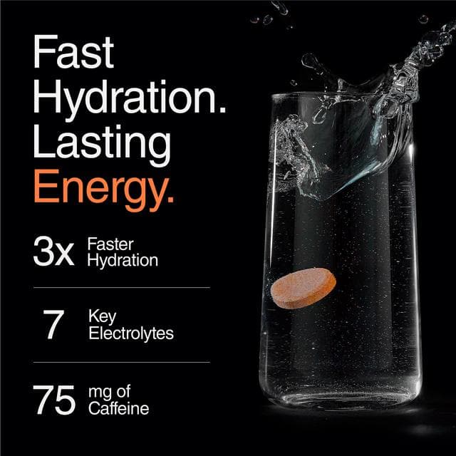 Phizz Daily Energy 20 x Orange, Hydration, Caffeine, Electrolytes & Vitamins Effervescent Tablets - gallery image 2