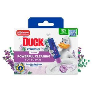 Duck Toilet Fresh Disc Holder & Refill Eucalyptus & Lavender 36ml