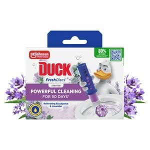 Duck Toilet Fresh Disc Holder & Refill Eucalyptus & Lavender 36ml