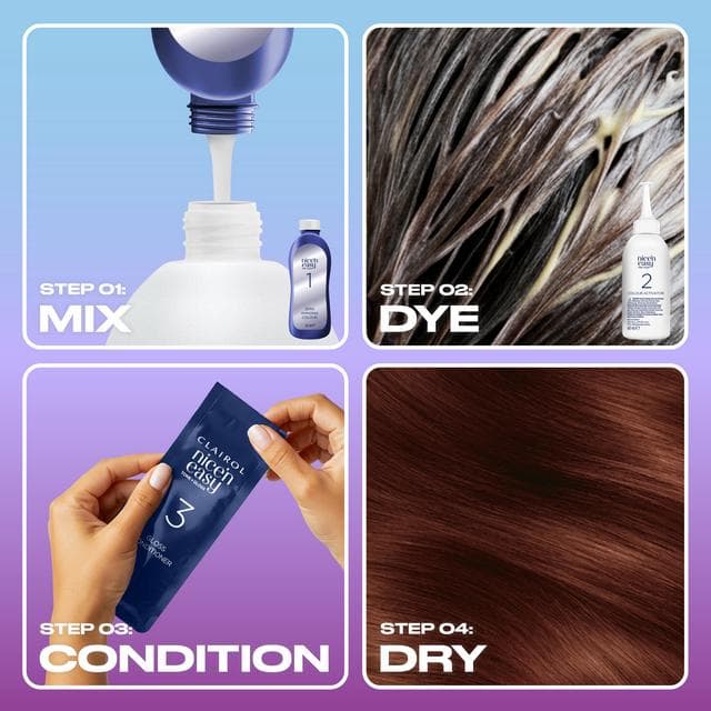 Clairol Nice'N Easy Tone+Gloss Mahogany 550/81 Semi Permanent Hair Dye - gallery image 3