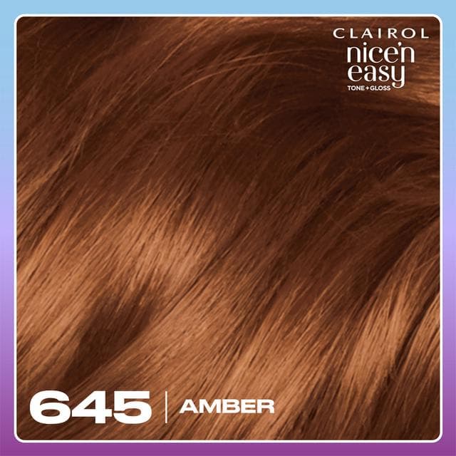 Clairol Nice'N Easy Tone+Gloss Amber 645/92 Semi Permanent Hair Dye - gallery image 4