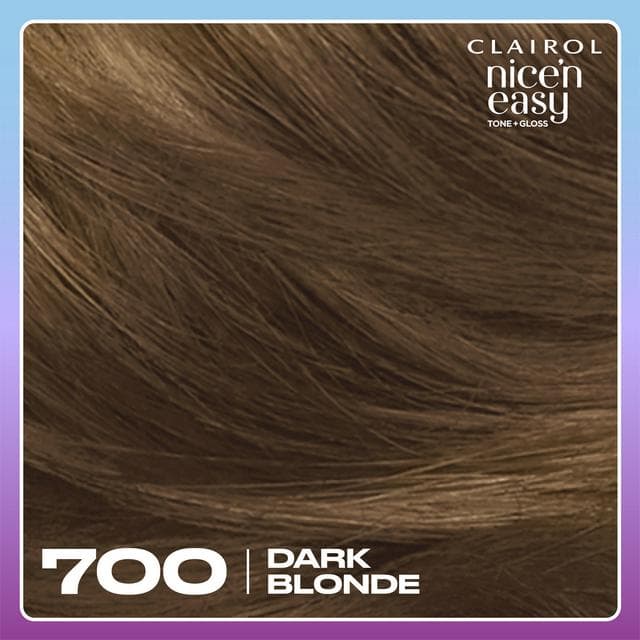 Clairol Nice'N Easy Tone+Gloss Dark Blonde 700/91 Semi Permanent Hair Dye - gallery image 4