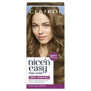 Clairol Nice'N Easy Tone+Gloss Dark Blonde 700/91 Semi Permanent Hair Dye