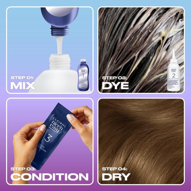 Clairol Nice'N Easy Tone+Gloss Light Golden Brown 637/76 Semi Permanent Hair Dye - gallery image 3