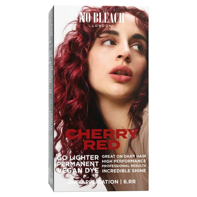 No Bleach London Cherry Red Go Lighter Permanent Vegan Dye 6.RR - gallery image 1