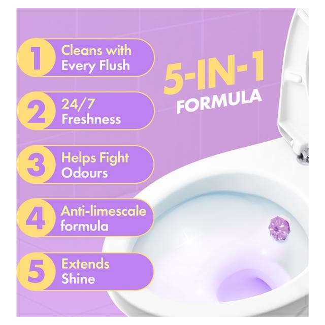 Duck Toilet Fresh Disc Refills Lavender & Eucalyptus Duo 2 x 36ml - gallery image 2