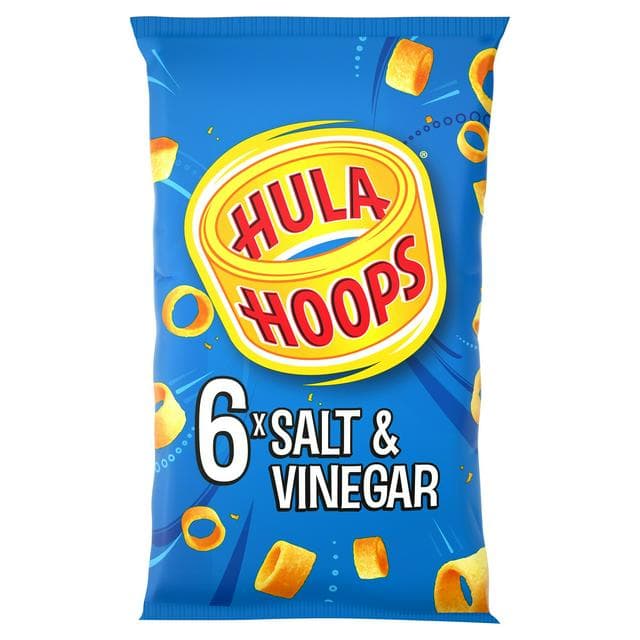 Hula Hoops Salt & Vinegar Multipack Crisps x6 - gallery image 1