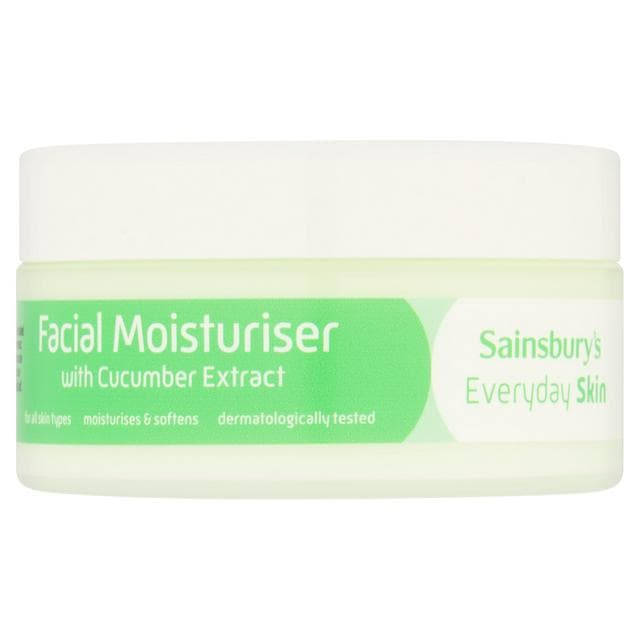 Sainsbury's Everyday Skin Facial Moisturiser with Cucumber Extract 100ml - gallery image 1