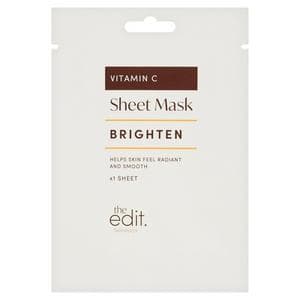 Sainsbury's the Edit Vitamin C Brighten Sheet Mask