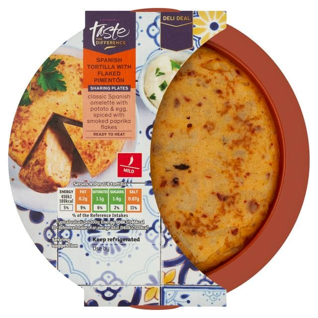 Sainsbury's Spanish Tortilla with Flaked Pimentón, Taste the Difference 300g - gallery image 1