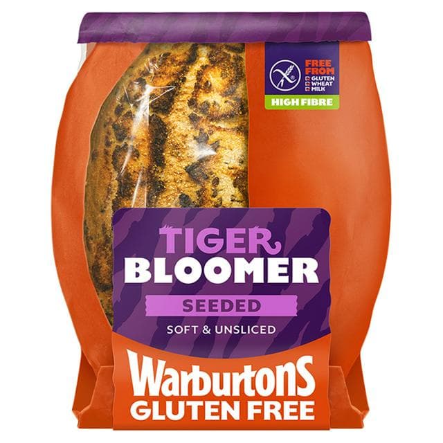 Warburtons Gluten Free Seeded Tiger Bloomer 400g - gallery image 1