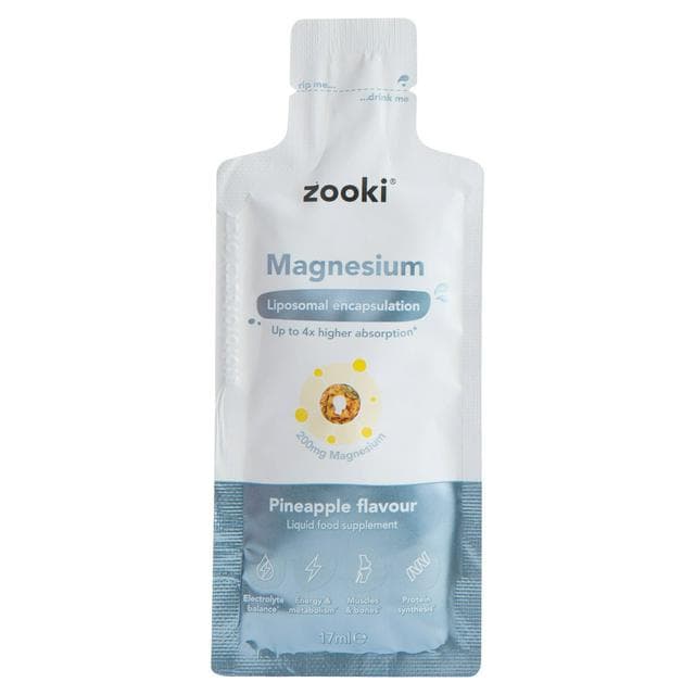 Zooki 17ml Magnesium Pineapple Flavour Liquid Food Supplement - gallery image 1