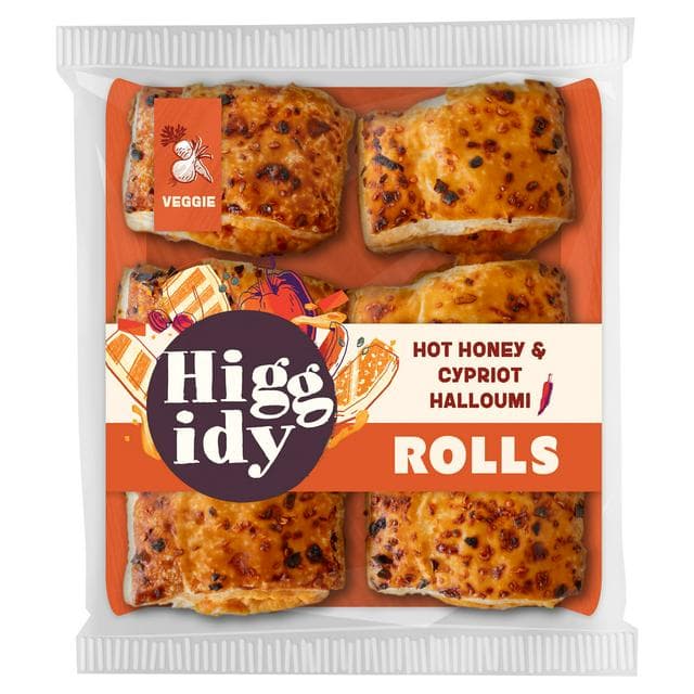 Higgidy Cypriot Halloumi & Hot Honey Rolls x6 160g - gallery image 1
