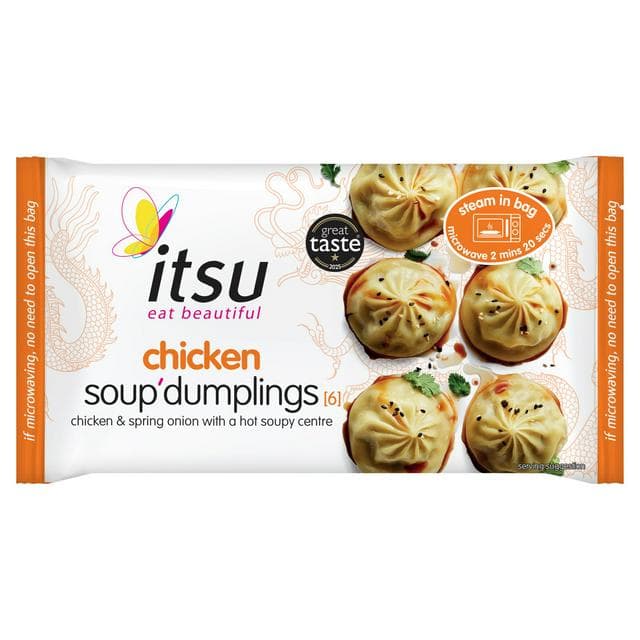 itsu 6 x Chicken Soup Dumplings 168g - gallery image 1