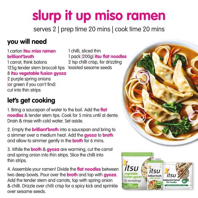 itsu 200g Chilled Restaurant Ramen Flat Noodles - gallery image 4