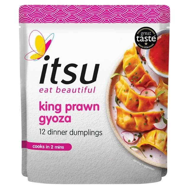 itsu 12 x King Prawn Gyoza Dinner Dumplings 234g - gallery image 1