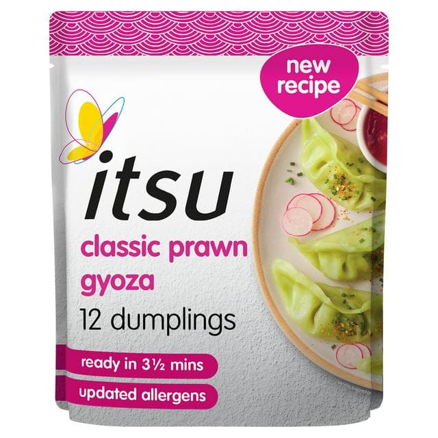 itsu 12 x King Prawn Gyoza Dinner Dumplings 234g - gallery image 1