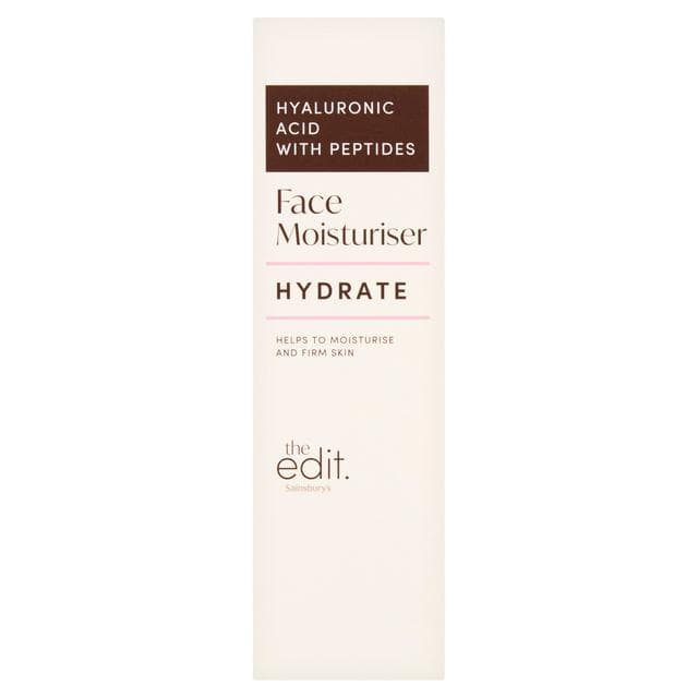 Sainsbury's the Edit Hydrate Hyaluronic Acid with Peptides Face Moisturiser 75ml - gallery image 1