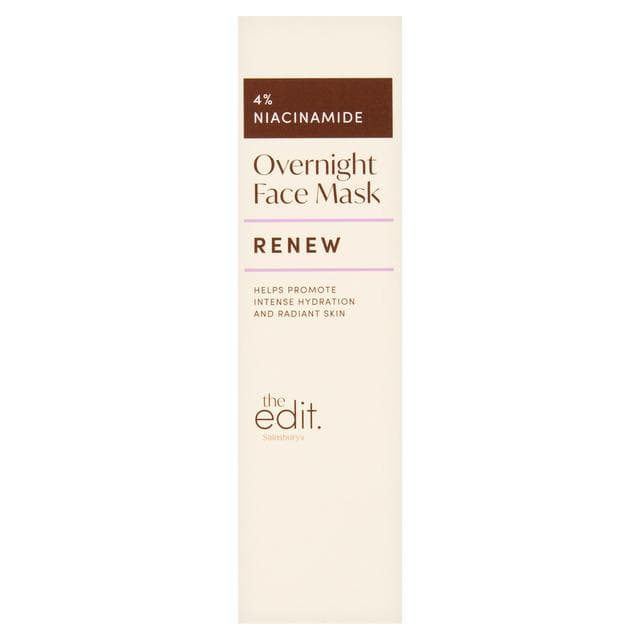 Sainsbury's the Edit 4% Niacinamide Renew Overnight Face Mask 75ml - gallery image 1