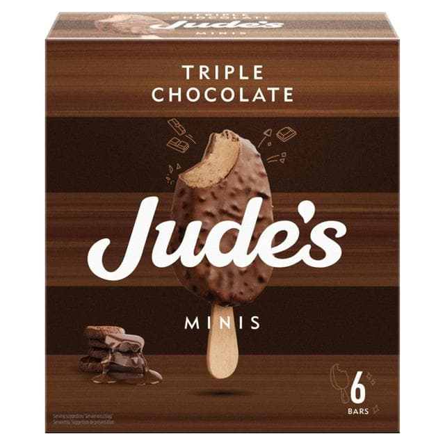Jude's Triple Chocolate Minis 6 x 50ml - gallery image 1