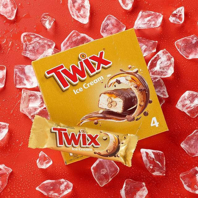 Twix Chocolate & Caramel Ice Cream x4 - gallery image 2