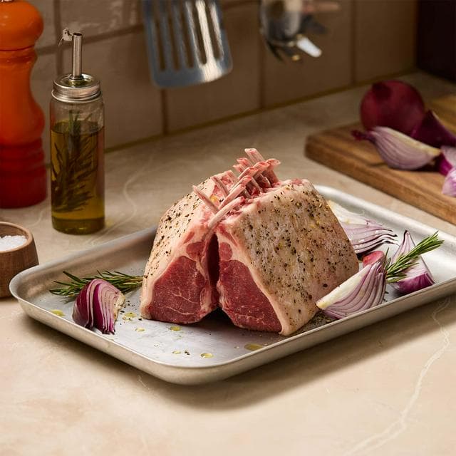 Sainsbury's Welsh Hill Lamb Guard of Honour, Taste the Difference (Approx. 1kg) - gallery image 1