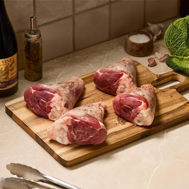 Sainsbury's 2.2kg Welsh Hill Lamb Shanks, Taste the Difference - gallery image 1