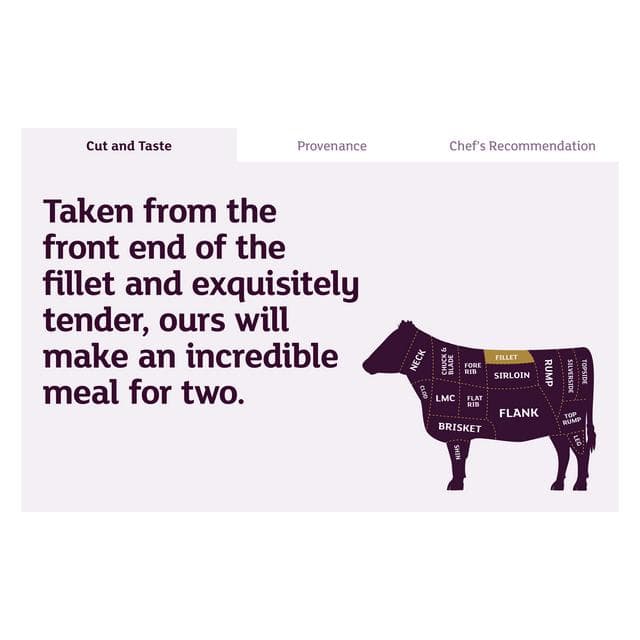 Sainsbury's 630g Medium Aberdeen Angus Chateaubriand, Taste the Difference - gallery image 3